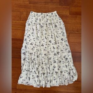 Floral Maxi Skirt - Size L - Worn once!